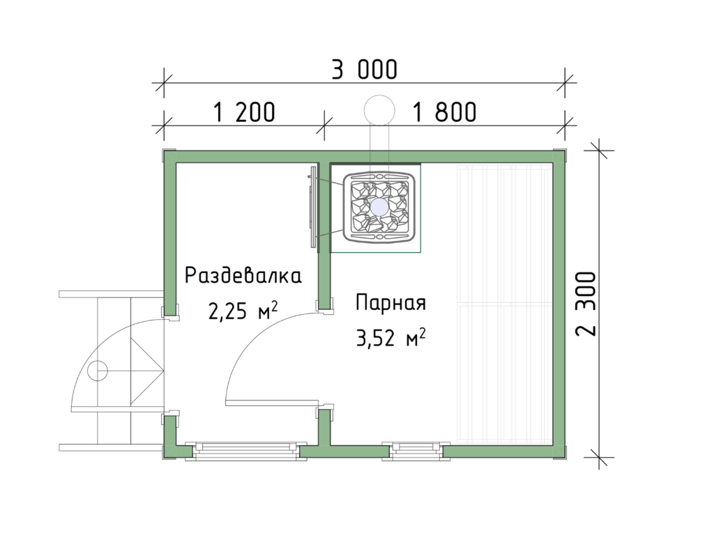 моб бани 2,3х3